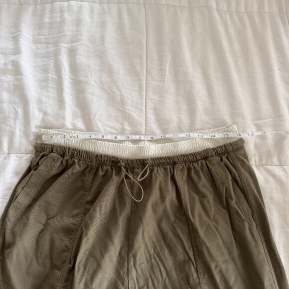 Anthropologie Daily Practice Ankle Pants in Olive Green - Picture 10 of 12
